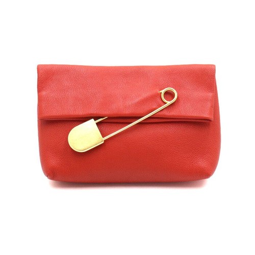 Burberry Leather Pin Medium Pouch Clutch Bag 4075931 152892375