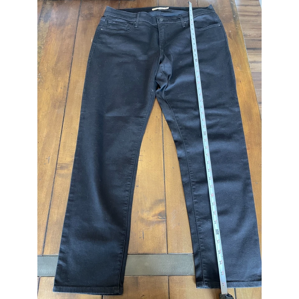 Levi’s 311 Shaping Skinny Jeans Women’s Size 18W Black Stretch Mid Rise Denim - Image 3 of 4