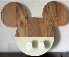 Disney Parks Mickey Mouse Icon Shaped Decorative Wall Hooks Pet Leash Holder New