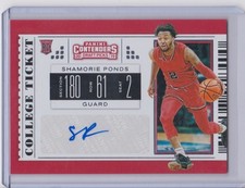 Shamorie Ponds 2019 Contenders Draft Picks #90 Auto RC Rookie Card St. John's