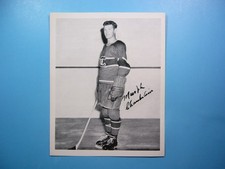 1945/54 QUAKER OATS NHL HOCKEY PHOTO MURPH CHAMBERLAIN SHARP MONTREAL CANADIENS