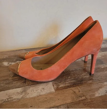 Tory Birch Coral Suede High Heels Shoes size 9.5