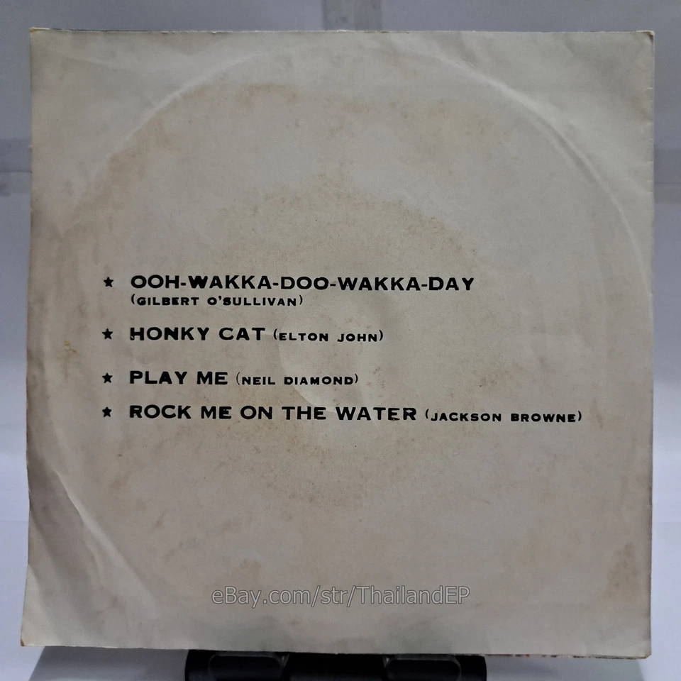 ELTON JOHN /HONKY CAT /NEIL DIAMOND /JACKSON BROWNE THAILAND EP 45 THAI - Image 2 of 4