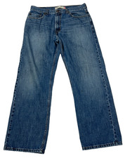 LEVI'S Men's 569 Loose Straight VINTAGE 90's Blue Jeans Sz 34 X 32 1998 Classic