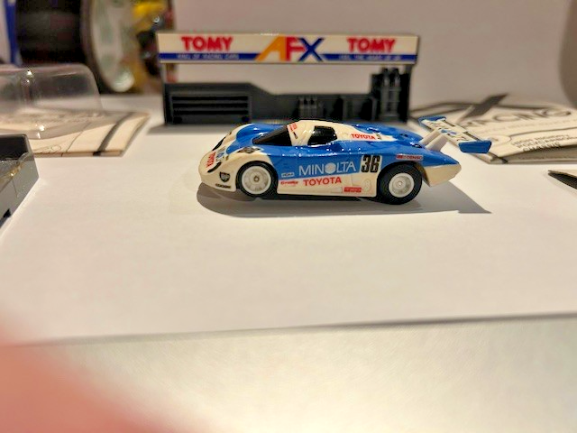RARE 1990 AFX/TOMY Minolta Tom's 88C-V Toyota EX-003 Turbo Chassis