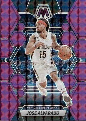 Jose Alvarado - 2022-23 Panini Mosaic Basketball - Numbered /99