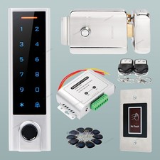 HOMSECUR Weatherproof WIFI Fingerprint RFID Access Control Set Lock APP Unlock