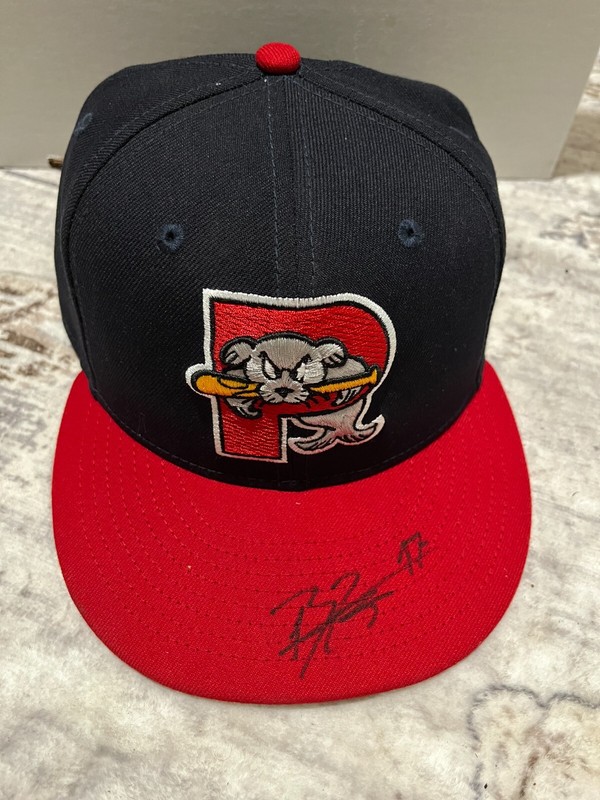 Bryan Gonzalez Portland Sea Dogs 2024 Game Used Road Hat 7 3/8