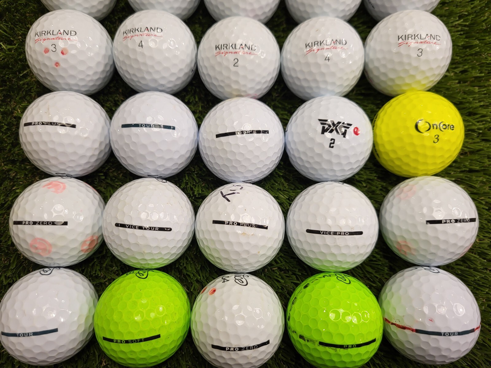 40 Premium Brand Golf Balls Mostly Vice,Kirkland And Mizuno eBay