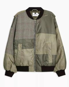 topman khaki bomber jacket