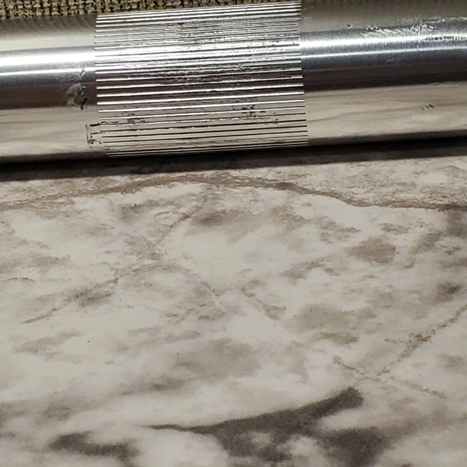 复古 HL 铝制 MTB 车把平杆 MTB-AL-110PP W:580 97.11 银色 — 第 3/4 张图片