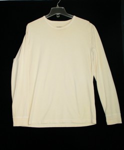 pale yellow long sleeve shirt