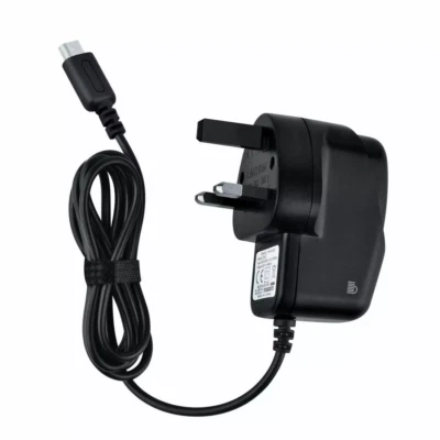 Nintendo 3 Pin UK Mains Charger Adapter Wall Plug For DSi NDSi DSiXL XL DS i PSU