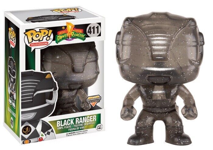 Power Rangers Película Exclusiva Black Ranger Morphing Figura No. 411 Funko Pop