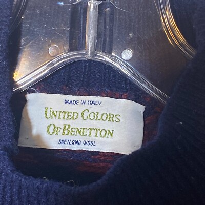 OLD BENETTON Italy製 4PウールスタンドカラーJKT OLD BENETTON Italy製 4PウールスタンドカラーJKT