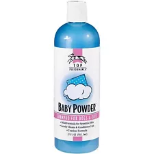 17 Ounce Baby Powder Pet Shampoo for Sensitive Skin Safe for Young Pets