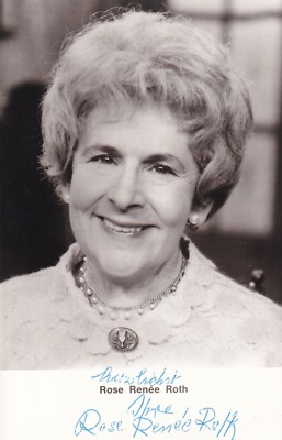 Rose Renee Roth - z.B. ''Ödipussi'' - Rüdel-Verlag - original signiert