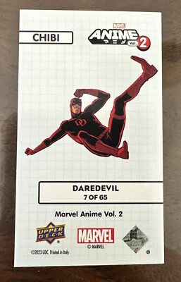 2023 Upper Deck Marvel Anime Vol 2 CHIBI DAREDEVIL MINI 7 of 65 | eBay