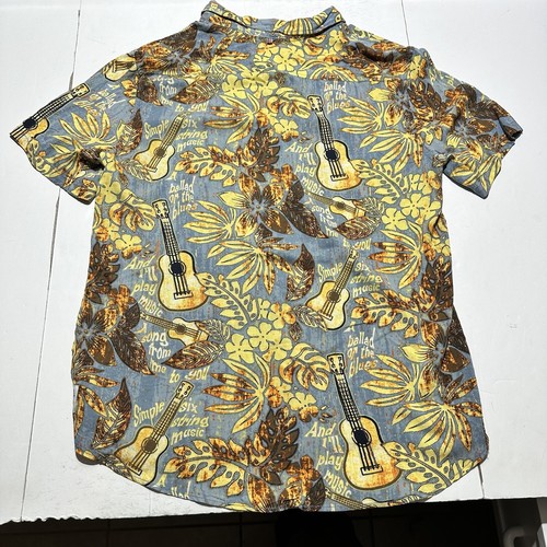Margaritaville Hawaiian Shirt Mens XL Multicolor Button Up Short Sleeve Casual - Picture 6 of 8