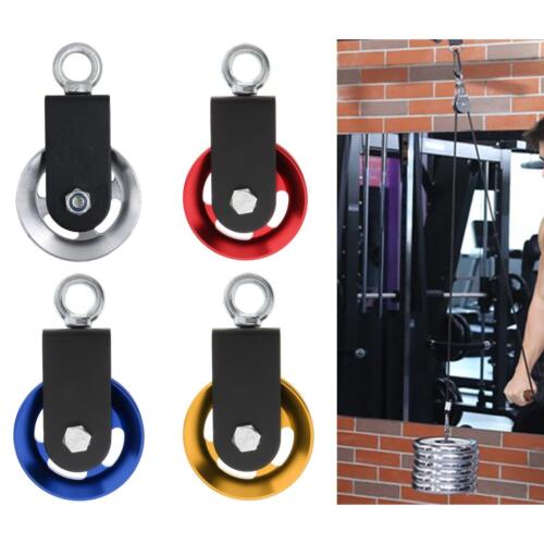 Silent Pulley Block Workout Hanging Lifting Rope Fitness Gym Equipment 360 - Picture 1 of 22