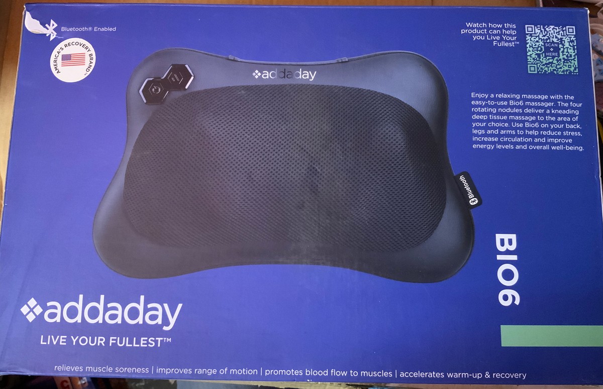 ✅ Addaday Bio Massager (Bluetooth Enabled)- Black, Excellent Conditions 👌