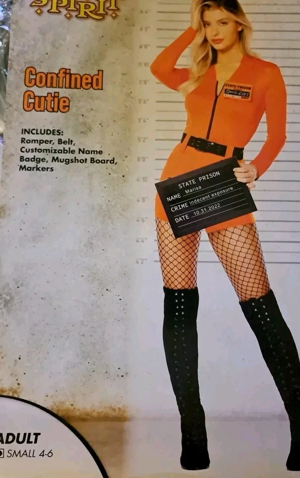 Disfraz Spirit Confined Cutie 4-6 Pequeño Nuevo EXTRAS Manguera de Red y Puños Brillantes Foto 2 de 4