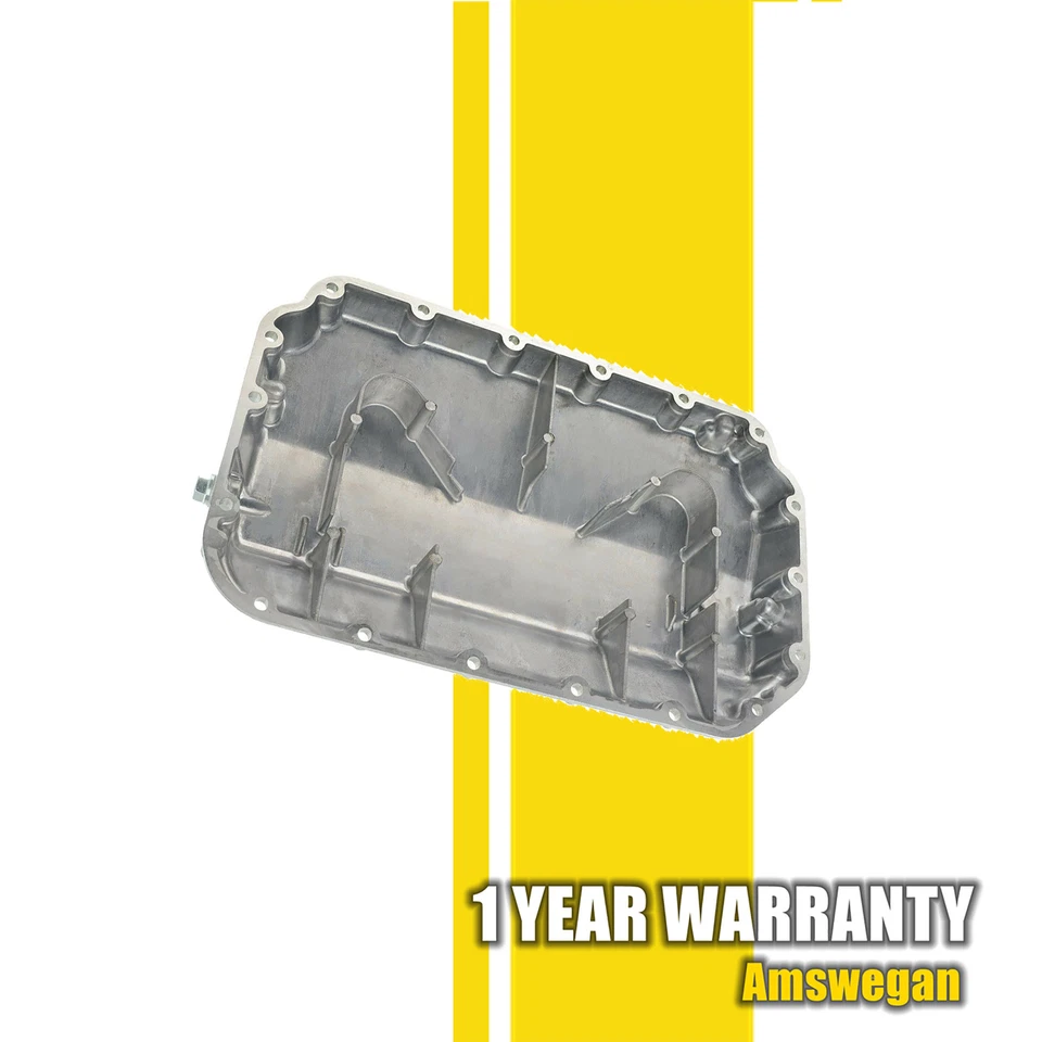 Aluminum Engine Oil Sump For 1995 1996 1997 1998 Audi A4 A6 Quattro 2.8L 264-717 - Image 2 of 4