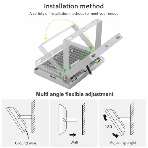10W- 500W Flutlicht LED Fluter Baustrahler Wasserdicht IP65 Wandleuchte 220V - Bild 4 von 126