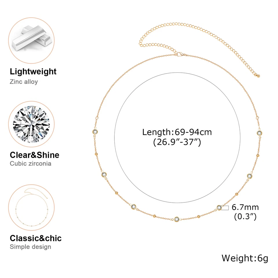 时尚女式腰腹身体链经典比基尼性感邪恶眼睛沙滩链 — 第 2/4 张图片
