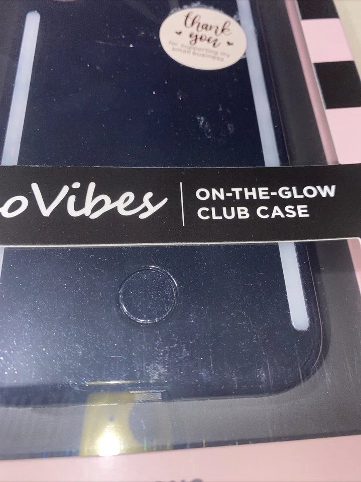 LuMee Duo Instafame Lighted Cases For IPhone Xs X Case Black Glitter UNIQUE~NEW - Image 2 of 4