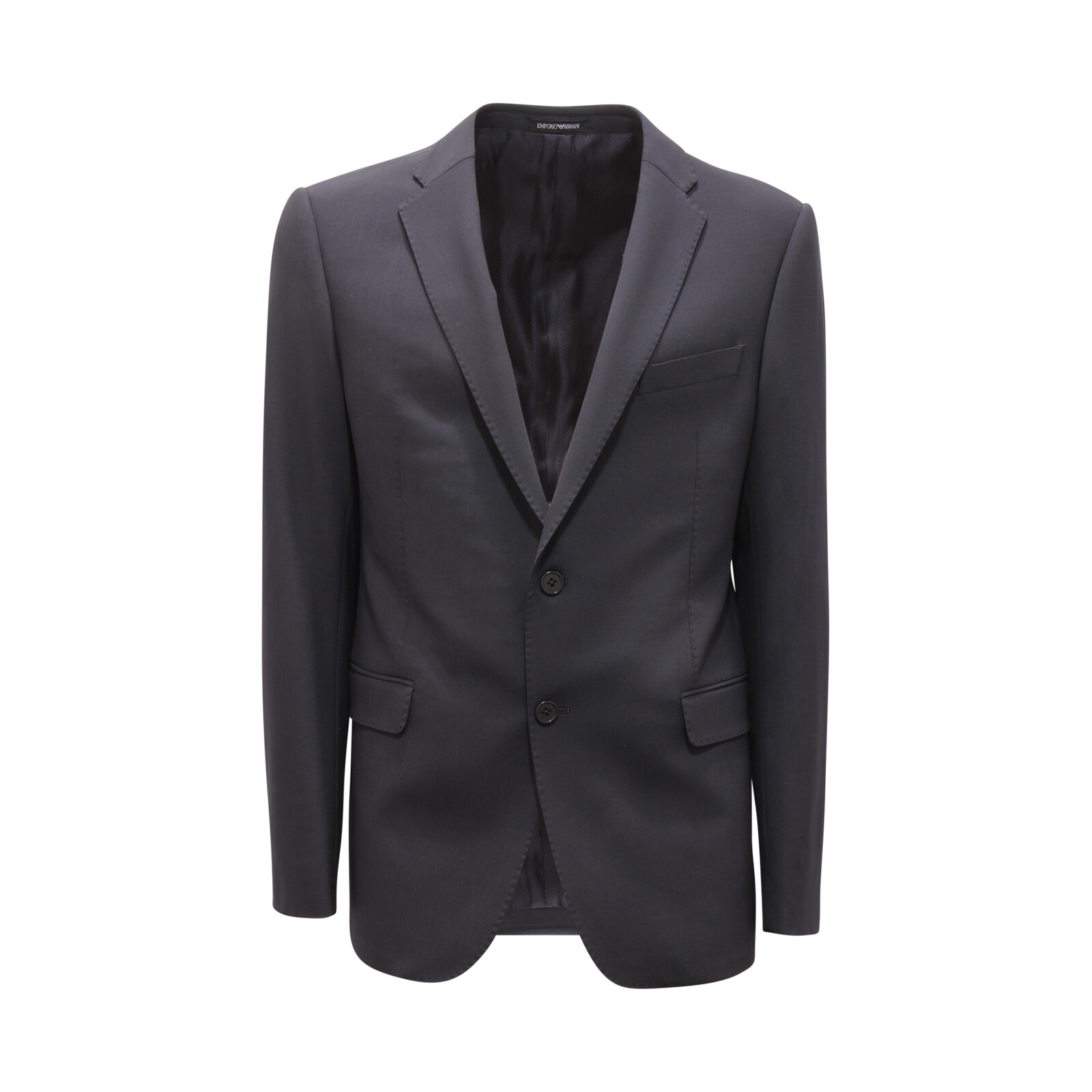 9204AU МУЖСКОЙ ШЕРСТЯНОЙ КОСТЮМ ABITO UOMO EMPORIO ARMANI M LINE СИНИЙ 136290₽