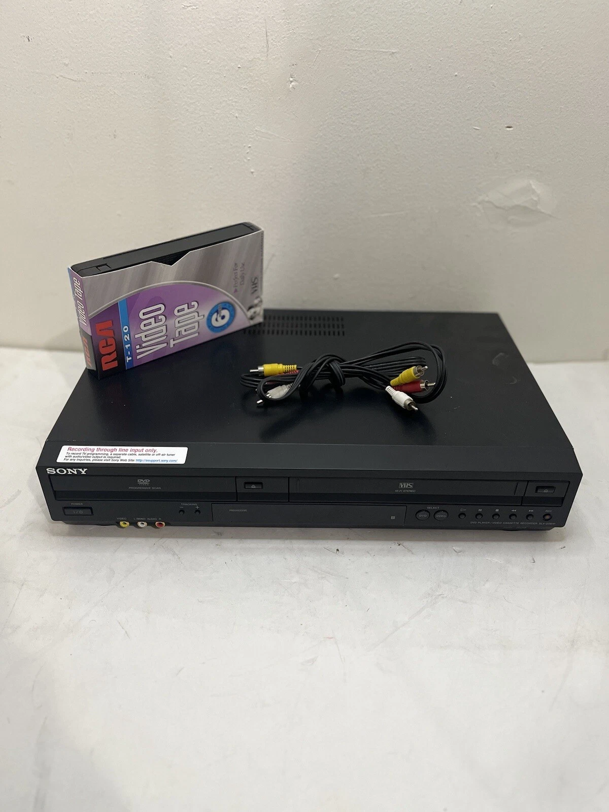 SONY SLV-D380P DVD VHS Combo Player & Recorder VCR (Tested) No Remote