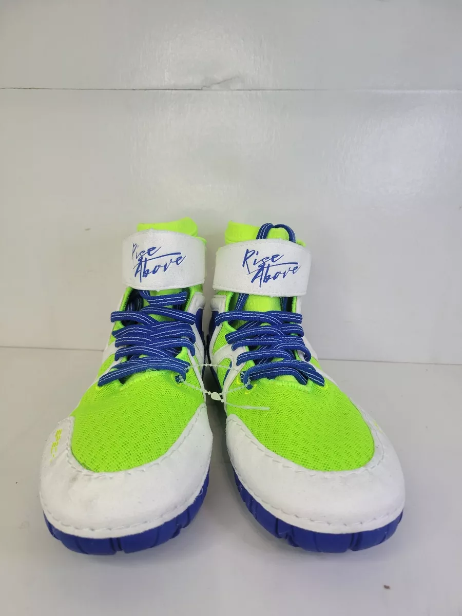 Blue youth deals wrestling shoes