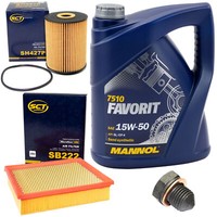 MotoröL Filter Set 15W50 5 Liter + ÖLablassschraube FüR Audi A4 Avant Cabrio B5