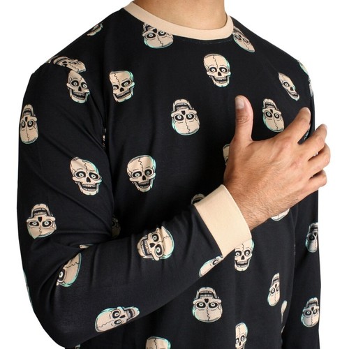 NEW Creepy Co. Beistle SKULL ORAMA Skeleton PAJAMAS PJs -XS, L, XL Size ONLY - Picture 2 of 8