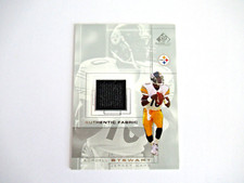 2001 UD SP Game Used Edition Football Kordell Stewart Black Jersey Card # KS
