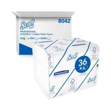 Image of Scott Toilet Tissue Refills 250 Sheets Bulk (36 Pack) 8042