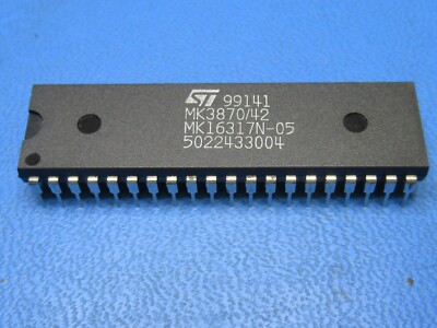 (9) ST MICRO MK3870/42 12 BIT 64 BYTES RAM MICROCOMPUTER 40 PIN PDIP ...