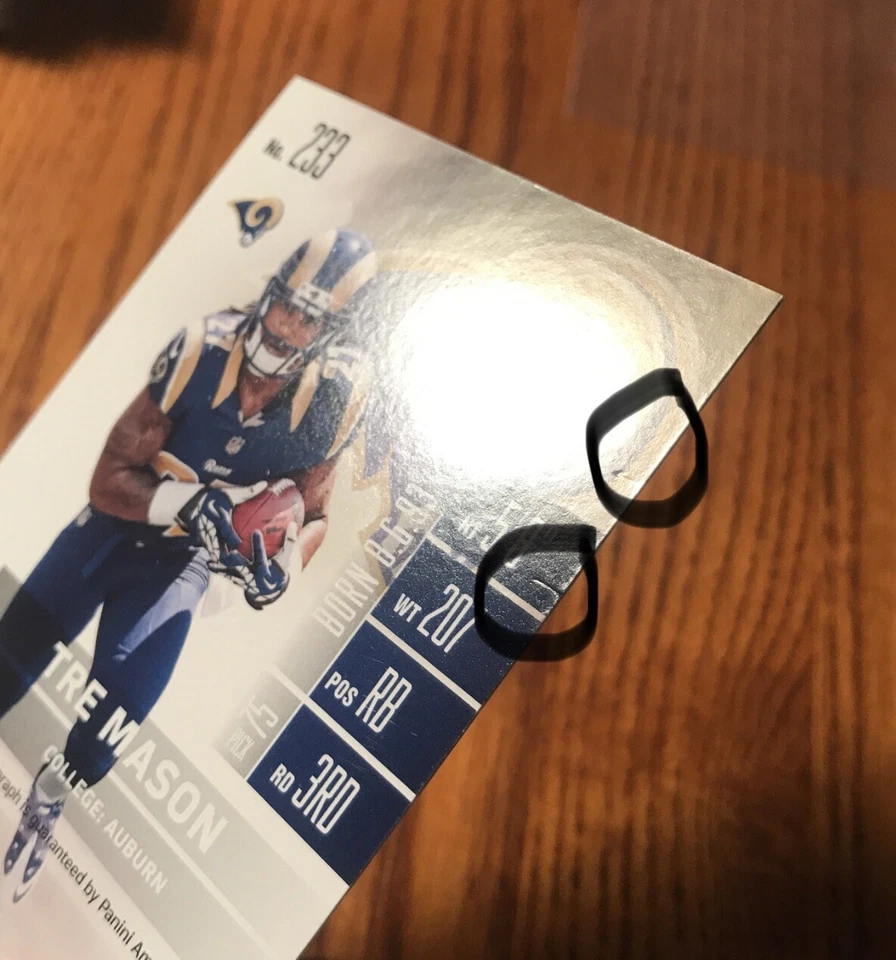 2014 Panini Contenders Rookie Autograph Tre Mason #233A St. Louis Rams - Image 3 of 3