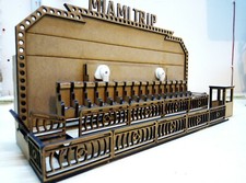 1:50 scale Showman's fairground Bench seat type Miami ride MDF model kit