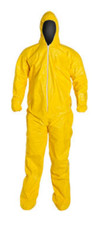 Dupont Tychem QC122S Disposable Chemical Resistant Coverall Sizes: L-3XL