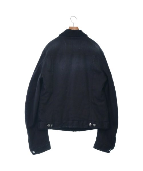 PIERRE BALMAIN Denim Jacket Black 54(Approx. XXL