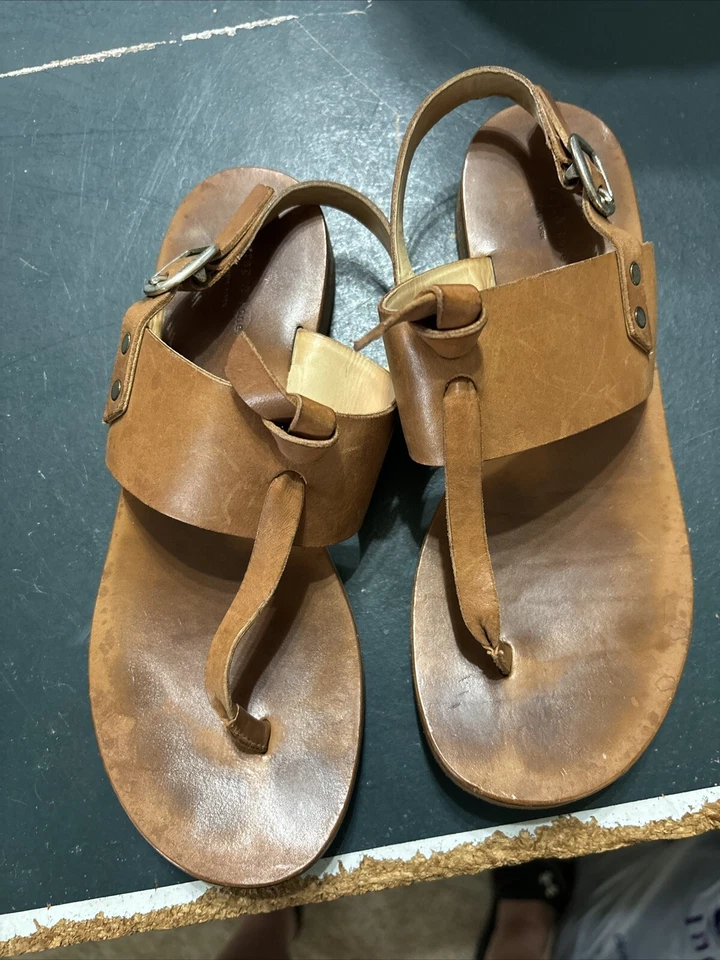Коричневые сандалии с ремешками Rock & Republic размер 37,5 - Изображение 2 из 4