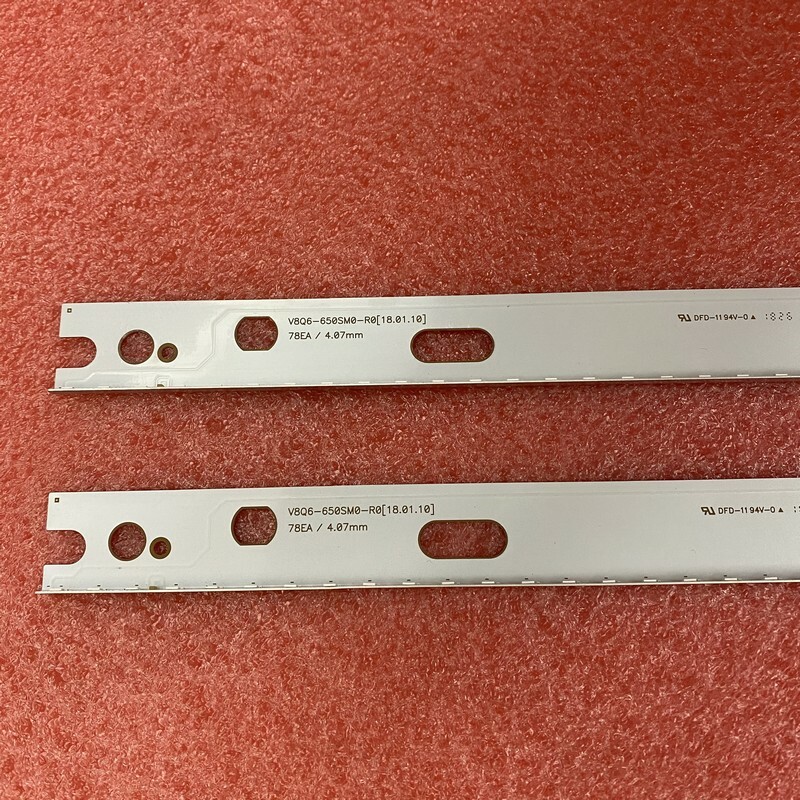 Strisce LED Per TV Samsung QLED Serie 6 - 2 Pezzi, Per QN65Q65FNF, QN65Q6FNA, QE65Q6FNA