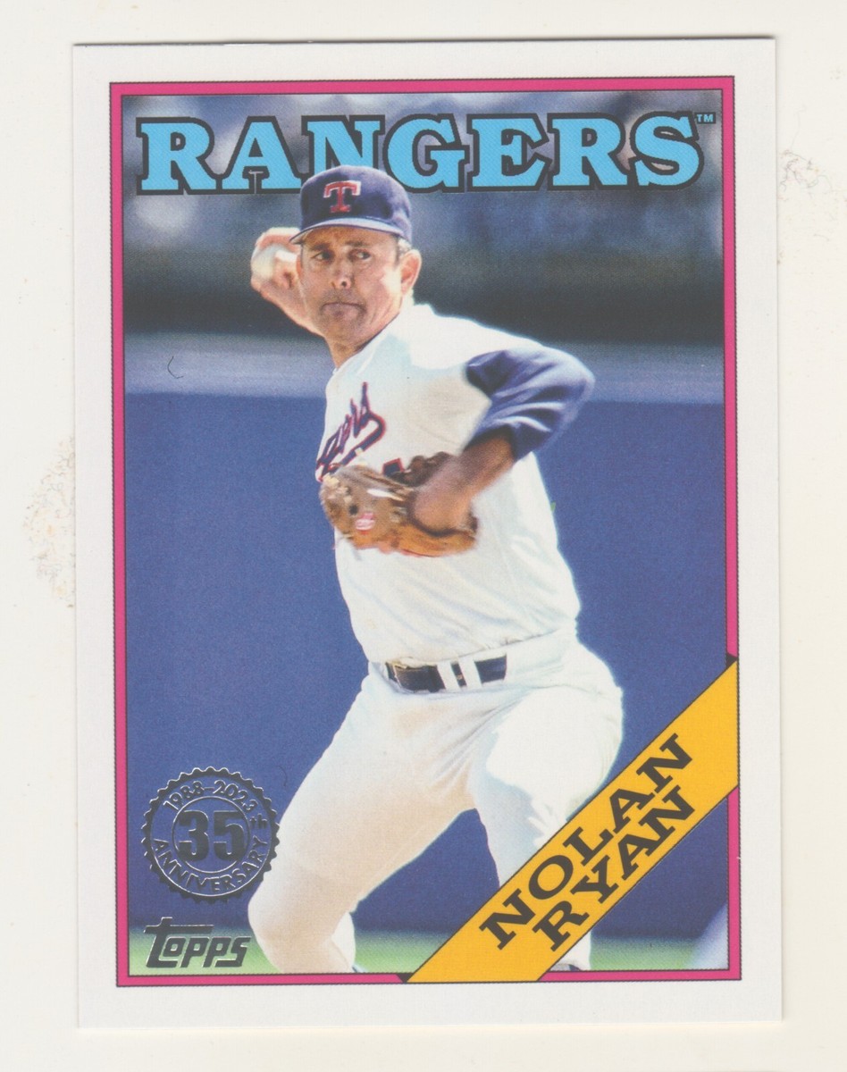 2023 Topps 1988 35th ANNIVERSARY #T88-86 NOLAN RYAN Texas Rangers