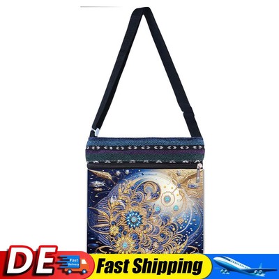 Gem Flower Special Shape Diamond Painting Shopping Bag Rhinestones Shoulder Bag 