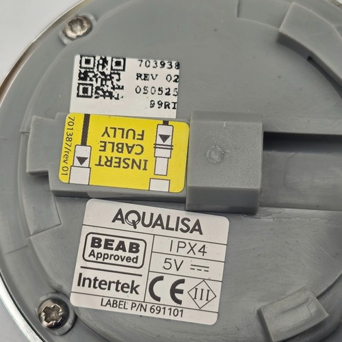Aqualisa Cuarzo Clásico Inteligente Secundario Control de Arranque/Parada QZD.B3.DS.23 Nuevo - Imagen 8 de 9