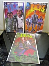 Garth Ennis Dicks # 2 3 4 - Caliber Comics John McCrea 