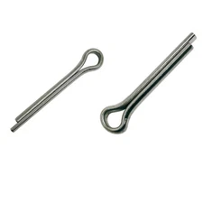 T316 Stainless Steel Cotter Pins Split Pin Hardware 3/16" x 1-3/4", 2 Pcs