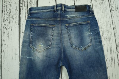 DIESEL D-VIDER-T 0870Q 870Q JOGG SWEAT JEANS DENIM W32 L28,5